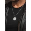 Steel Aether Çelik Kadın Kolye Yunan Tanrısı Medusa İşlemeli Yuvarlak Plaka Kararmaz Steel Aether Çelik Kadın Kolye Yunan Tanrısı Medusa İşlemeli Yuvarlak Plaka Kararmaz