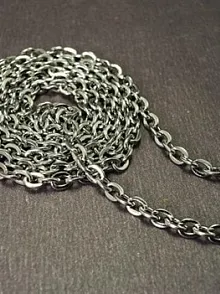 OttoMan Çelik Erkek Kolye Zincir İnce Forse Model