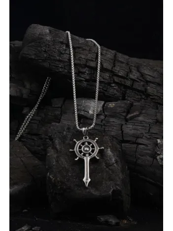 Gemici Dümeni Erkek Çelik Zincir Kolye CKLGEMİDMNİ-GMS