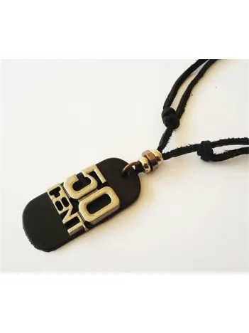 50CENT Deri Erkek Kolye Boyu Ayarlanabilir Asansörlü Model!!