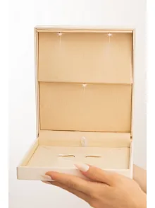 Işıklı Pırlanta Hediye Set Kutusu - Su Yolu Set Kutusu - Işıklı Kutu
