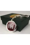 Gümüş Fiat Anahtarlık Bordo Mineli Gümüş Fiat Anahtarlık Bordo Mineli