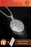 Celcelutiye Ve İsmi Azam Vefki Esma Erkek Bayan Çelik Kolye Top Zincir CKLCELCELUT-GMS