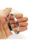 Unisex Kelepçe Çelik Bileklik