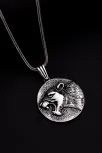 Erkek Gümüş Kolye - Pars Figürlü Yuvarlak Model Gümüş Erkek Kolye Erkek Gümüş Kolye - Pars Figürlü Yuvarlak Model Gümüş Erkek Kolye