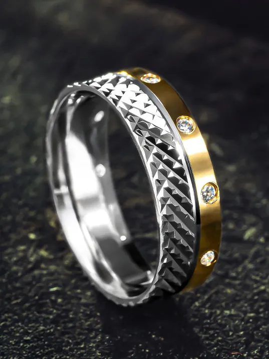 Kadın Gümüş Alyans - Prizmatik Model 925 Ayar Kadın Yüzük Kadın Gümüş Alyans - Prizmatik Model 925 Ayar Kadın Yüzük