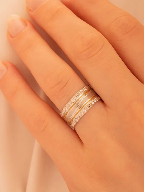 Hera Model Erkek Gümüş Tek Alyans Yüzük Nişan Söz Yüzüğü