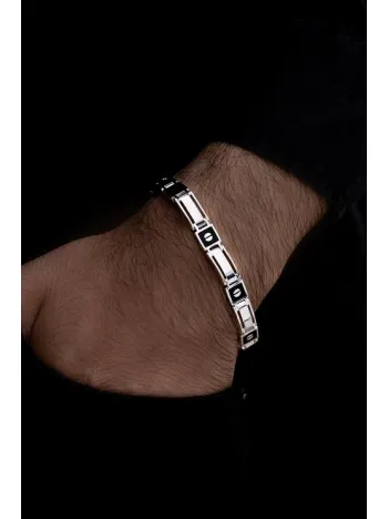 Discovery Gümüş Erkek Bileklik Künye