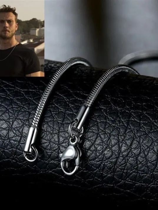 Yamaç Kolyesi Zinciri Erkek Çelik Kolye Zincir