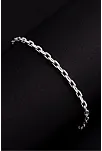 Erkek Gümüş Bileklik - 4.5 mm Forse Zincir Gümüş Bileklik