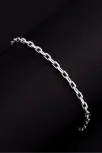 Erkek Gümüş Bileklik - 4.5 mm Forse Zincir Gümüş Bileklik