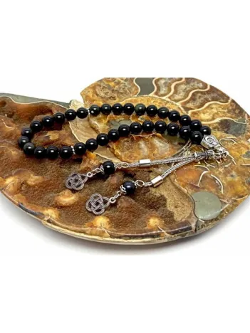 Obsidyen Doğaltaş Tespih