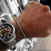Ottoman 5.5mm Polo Erkek Bileklik Künye İnce Model GBLPLMDLKNY-GMS