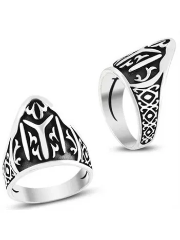 Diriliş Kayı Iyı Gümüş Zihgir Erkek Yüzük