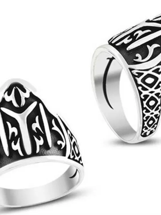 Diriliş Kayı Iyı Gümüş Zihgir Erkek Yüzük