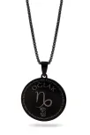Oğlak Burcu Kolyesi Kadın Erkek Çelik Kolye Siyah Polo Zincir Ckloglakbr1-syh Oğlak Burcu Kolyesi Kadın Erkek Çelik Kolye Siyah Polo Zincir Ckloglakbr1-syh