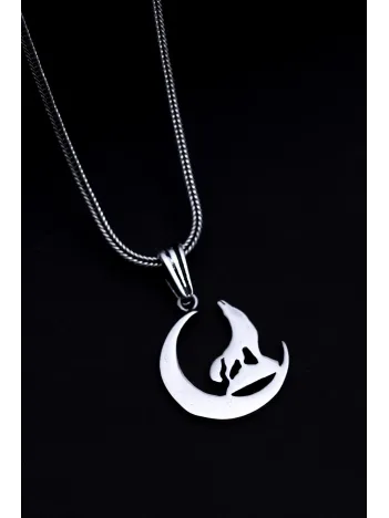 Bozkurt Erkek Gümüş Kolye Zincir