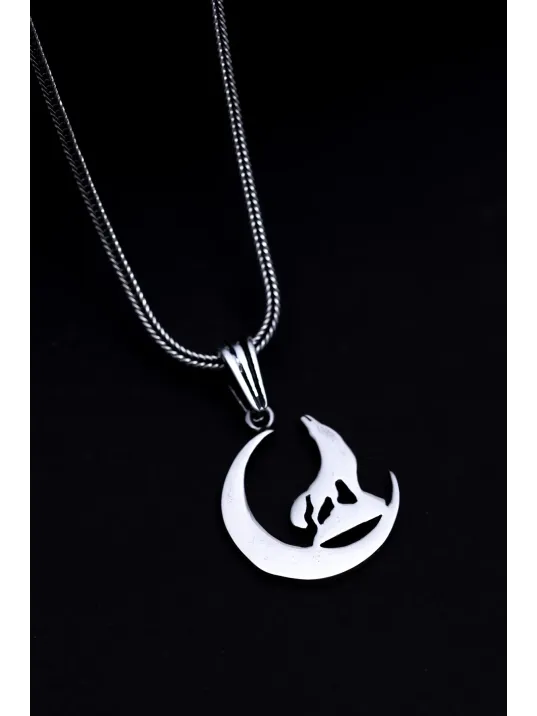 Bozkurt Erkek Gümüş Kolye Zincir Bozkurt Erkek Gümüş Kolye Zincir