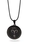 Koç Burcu Kolye Kadın Erkek Çelik Deri Kolye Cklkocburcu-syh Koç Burcu Kolye Kadın Erkek Çelik Deri Kolye Cklkocburcu-syh