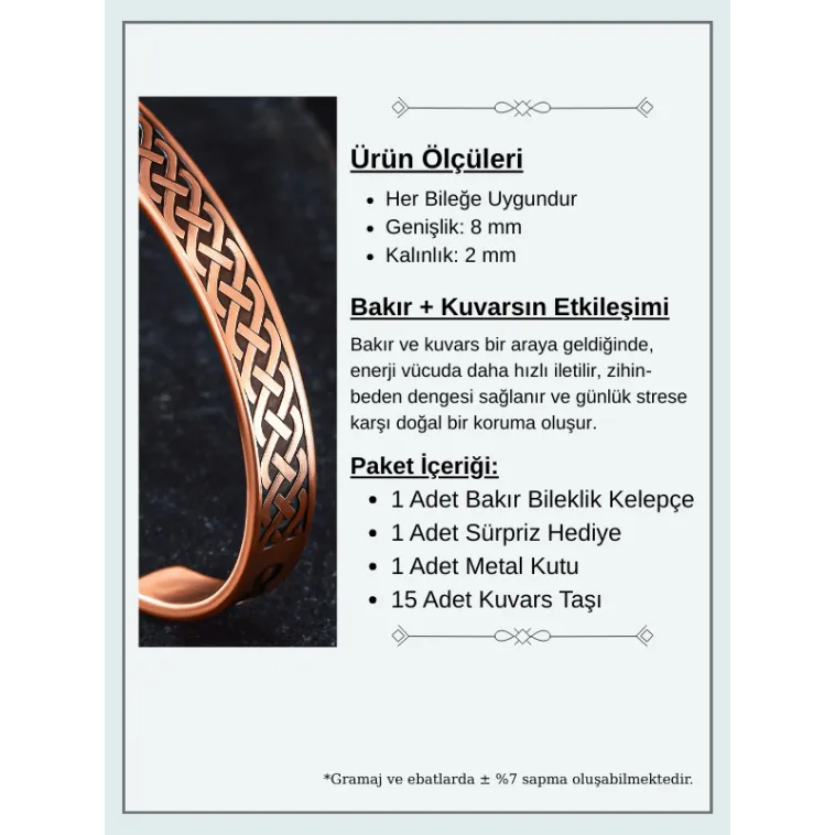 Kadın Erkek Saf Bakır Bileklik Zevahir Model Metal Kutu Doğal Taşlar Bakır Kelepçe Bilezik Kadın Erkek Saf Bakır Bileklik Zevahir Model Metal Kutu Doğal Taşlar Bakır Kelepçe Bilezik