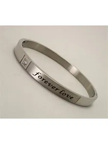 Forever Love Paslanmaz Çelik Bayan Kelepçe Bileklik