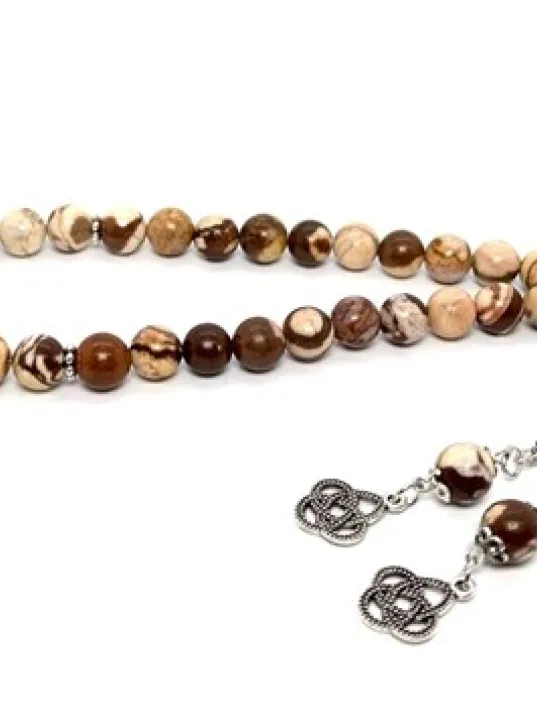 Avustralya Zebra Taşı Doğaltaş Tespih