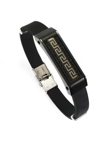 OttoMan Grek Çelik Erkek Bileklik Mükemmel Tasarım