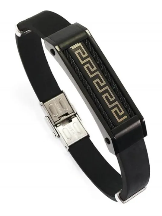 OttoMan Grek Çelik Erkek Bileklik Mükemmel Tasarım