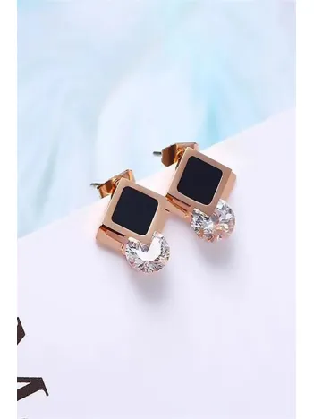 Luisa Kararmayan Bayan Çelik Küpe