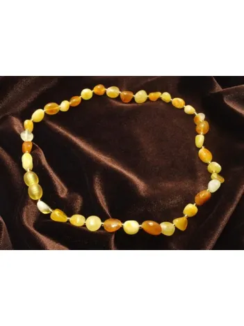 Çocuk Diş Damla Kehribar Kolyesi