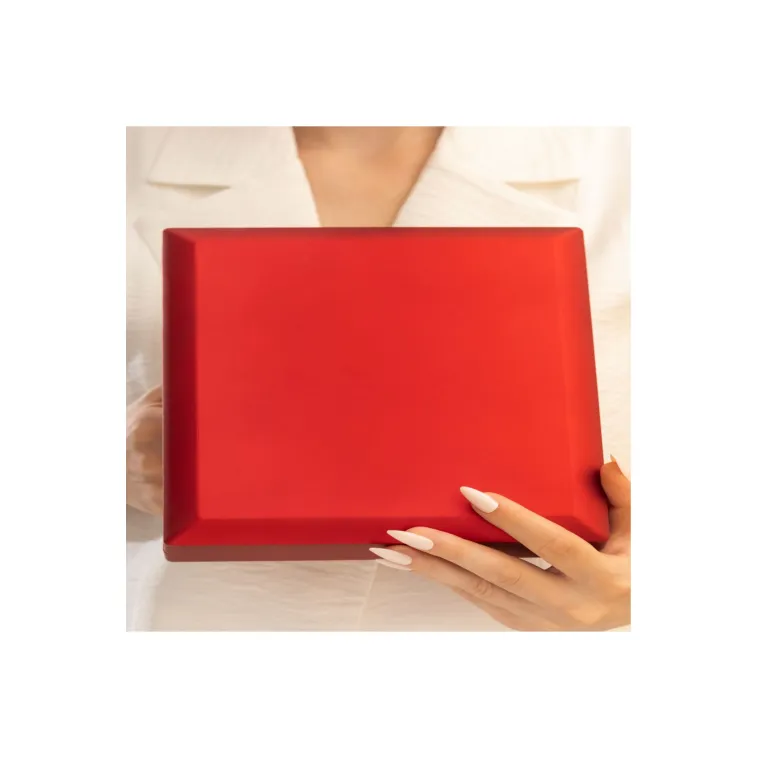 Set-Işıklı-Kırmızı - Işıklı Pırlanta Hediye Set Kutusu - Su Yolu Set Kutusu - Işıklı Kutu