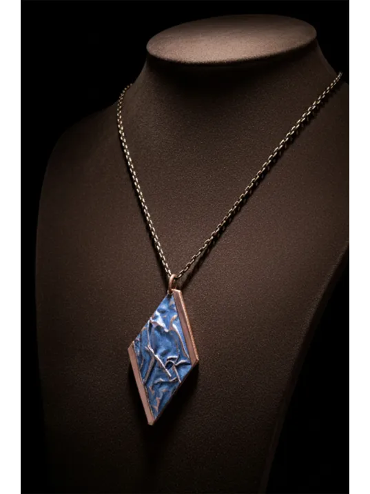 Kadın Bakır Set - Aqua Lavanta Rüyası Model Bakır Kadın Kolye Bileklik Yüzük Küpe Set