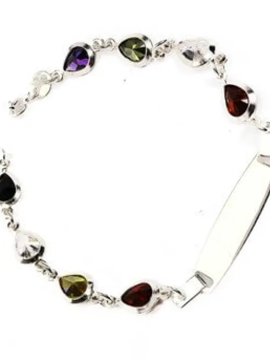 GÜMÜŞ YAZI İSİM YAZILABİLEN KIZ ÇOCUK BEBEK KÜNYESİ BİLEKLİK