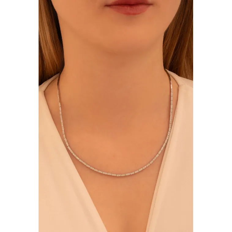 Kadın Gümüş Kolye -Duru Zirkon Taşlı Model Kadın Kolye Kadın Gümüş Kolye -Duru Zirkon Taşlı Model Kadın Kolye