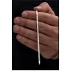 OSMANLI GÜMÜŞ Parlak Kare Kral 4.5 mm Erkek Gümüş Bileklik OSMANLI GÜMÜŞ Parlak Kare Kral 4.5 mm Erkek Gümüş Bileklik