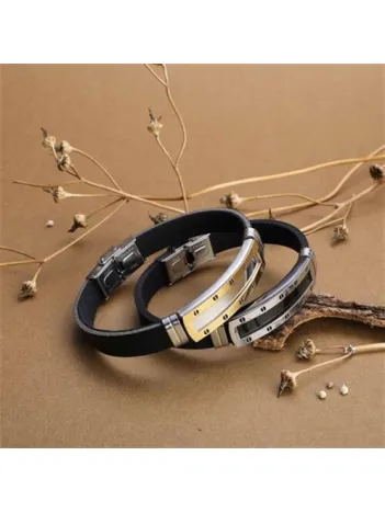 Kişiye Özel İsim Yazılan Çelik Deri Erkek Bileklik Künye Kişiye Özel İsim Yazılan Çelik Deri Erkek Bileklik Künye