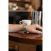 Kadın Bakır Bileklik Yüzük Set - Polka Model Özel Baskı Metal Kutu Ve Kuvars Taşı Kadın Bakır Bileklik Yüzük Set - Polka Model Özel Baskı Metal Kutu Ve Kuvars Taşı