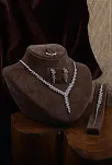 Alisa Bayan Zirkon Taşlı Gümüş Su Yolu Set - Kolye, Bileklik, Küpe, Yüzük Alisa Bayan Zirkon Taşlı Gümüş Su Yolu Set - Kolye, Bileklik, Küpe, Yüzük