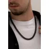 Siyah Çelik Gurmet Erkek Kolye Zincir CKLSYHGURMT Siyah Çelik Gurmet Erkek Kolye Zincir CKLSYHGURMT