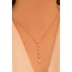 Zirkon Taşlı Rose Damla Model Kadın Gümüş Kolye GKLZRKNTDML-ROS Zirkon Taşlı Rose Damla Model Kadın Gümüş Kolye GKLZRKNTDML-ROS