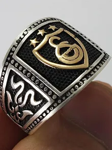 Galatasaray Gümüş Erkek Yüzük Lüks Model