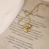 Kadın Çelik Kolye - Altın Kaplama Z Harfi Balon Harf Kadın Kolye Kadın Çelik Kolye - Altın Kaplama Z Harfi Balon Harf Kadın Kolye