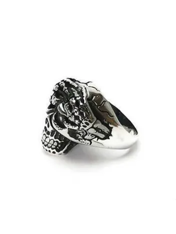 Kurukafa Gotik Gümüş Erkek Yüzüğü Kurukafa Gotik Gümüş Erkek Yüzüğü