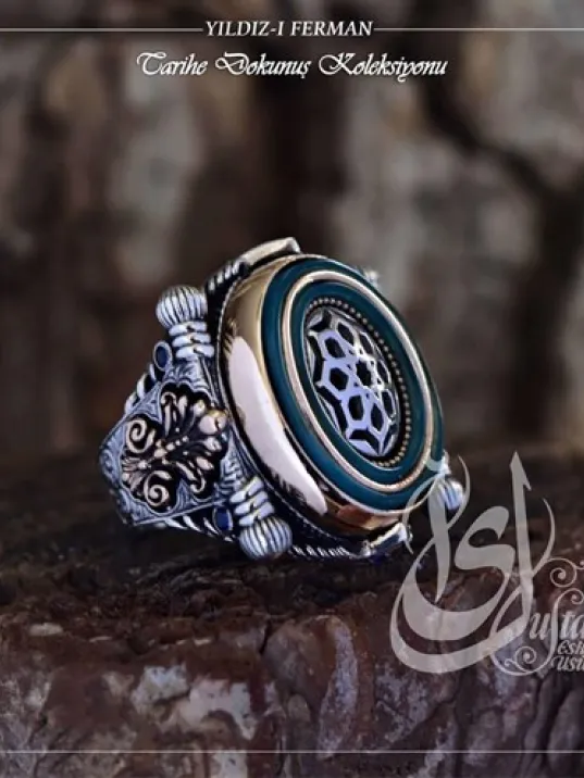 İslam Usta Tasarımı Yıldız’ı Ferman Gümüş Erkek Yüzük