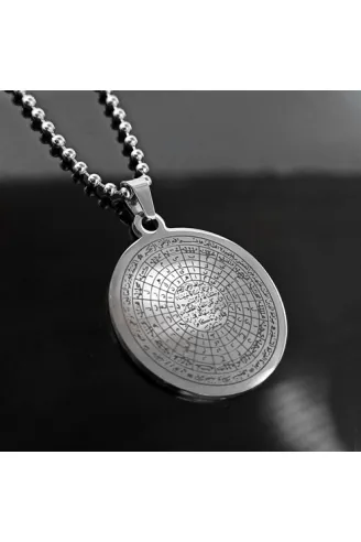 Unisex Cennet-ül Esma Çelik Kolye Top Zincir Kolye