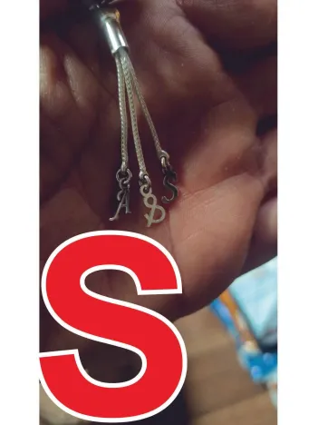 Tespih Püskülü İçin Gümüş Harf ve Şekil