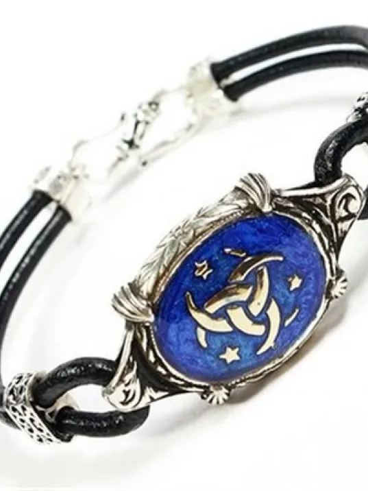 Teşkilatı Mahsusa Deri Gümüş Erkek Bayan Bileklik Teşkilatı Mahsusa Deri Gümüş Erkek Bayan Bileklik