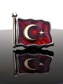 Özel Seri Ay Yıldız, Bayrak Gümüş Rozet