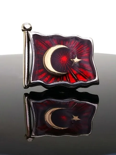 Özel Seri Ay Yıldız, Bayrak Gümüş Rozet