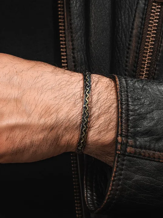 Copper Wave Bakır Kelepçe Bilezik Erkek Kadın Doğal Taşı ve Metal Kutulu Copper Wave Bakır Kelepçe Bilezik Erkek Kadın Doğal Taşı ve Metal Kutulu